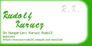 rudolf kurucz business card